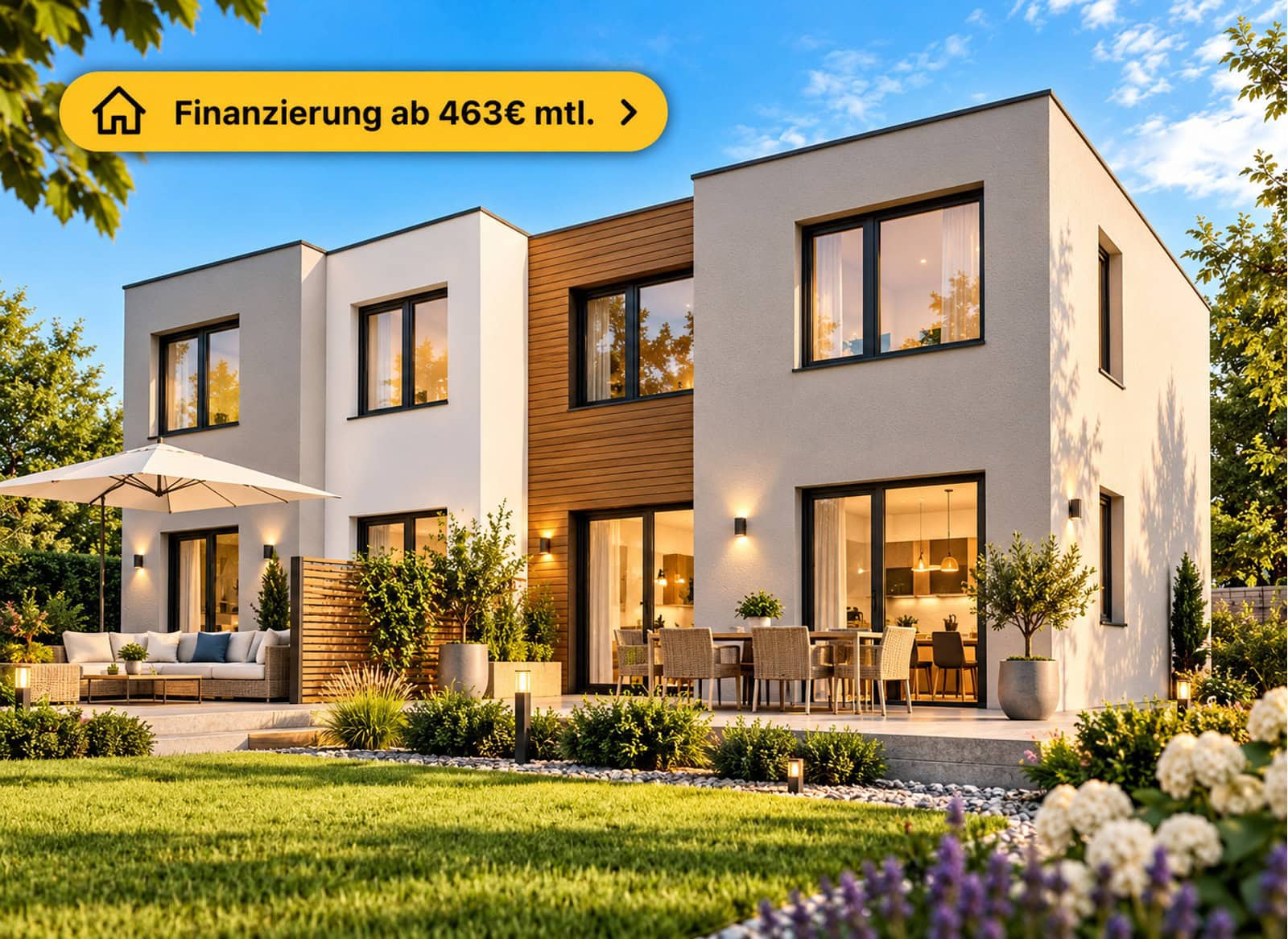 Modernes Haus mit Gartenparadies Modernes Haus mit Gartenparadies