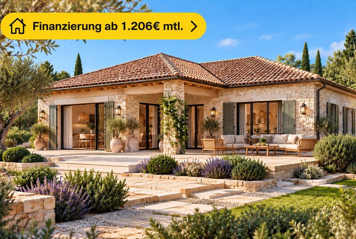 Mediterrane Villa mit Finanzierungsangebot(1)