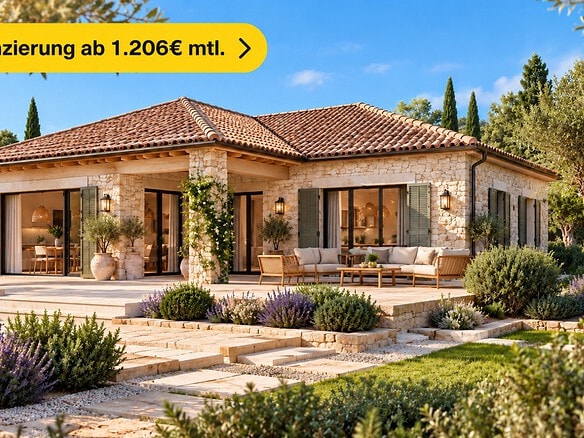 Mediterrane Villa mit Finanzierungsangebot(1)
