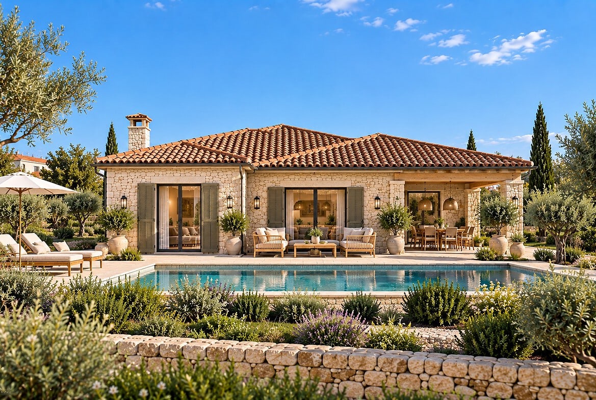 Mediterrane Villa mit Pool und Garten(2)