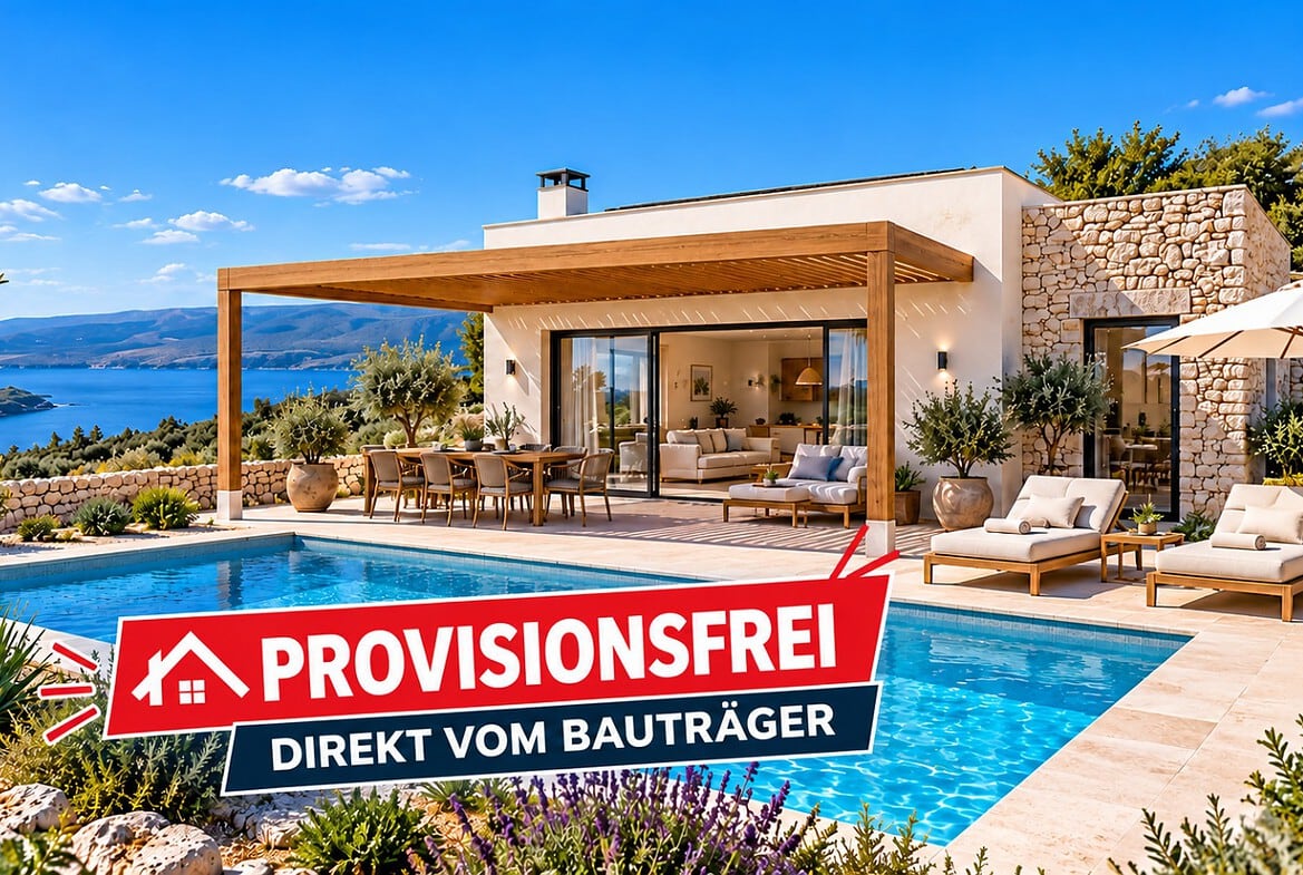 Luxusvilla mit Meerblick und Pool
